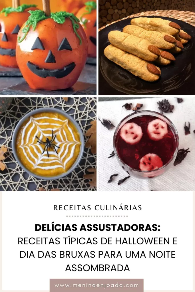 Delícias assustadoras: Receitas típicas de Halloween e Dia das Bruxas para uma noite assombrada