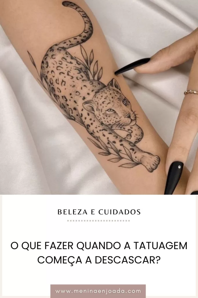 O que fazer quando a tatuagem começa a descascar?