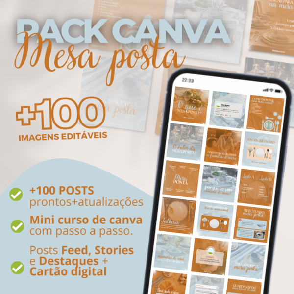 Pack Mesa Posta