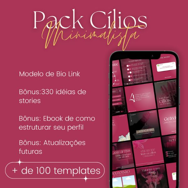 Pack Cílios Minimalista